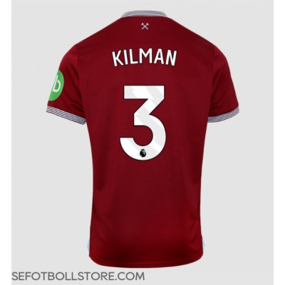 West Ham United Max Kilman #3 Replika Hemmatröja 2025-26 Kortärmad West Ham United Max Kilman #3 Replika Hemmatröja 2025-26 Kortärmad
